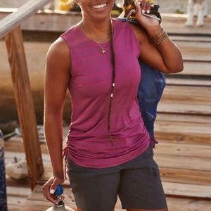 Duluth Trading Company Women’s Armachillo Cooling Tank Top Cinch sides Size XXL